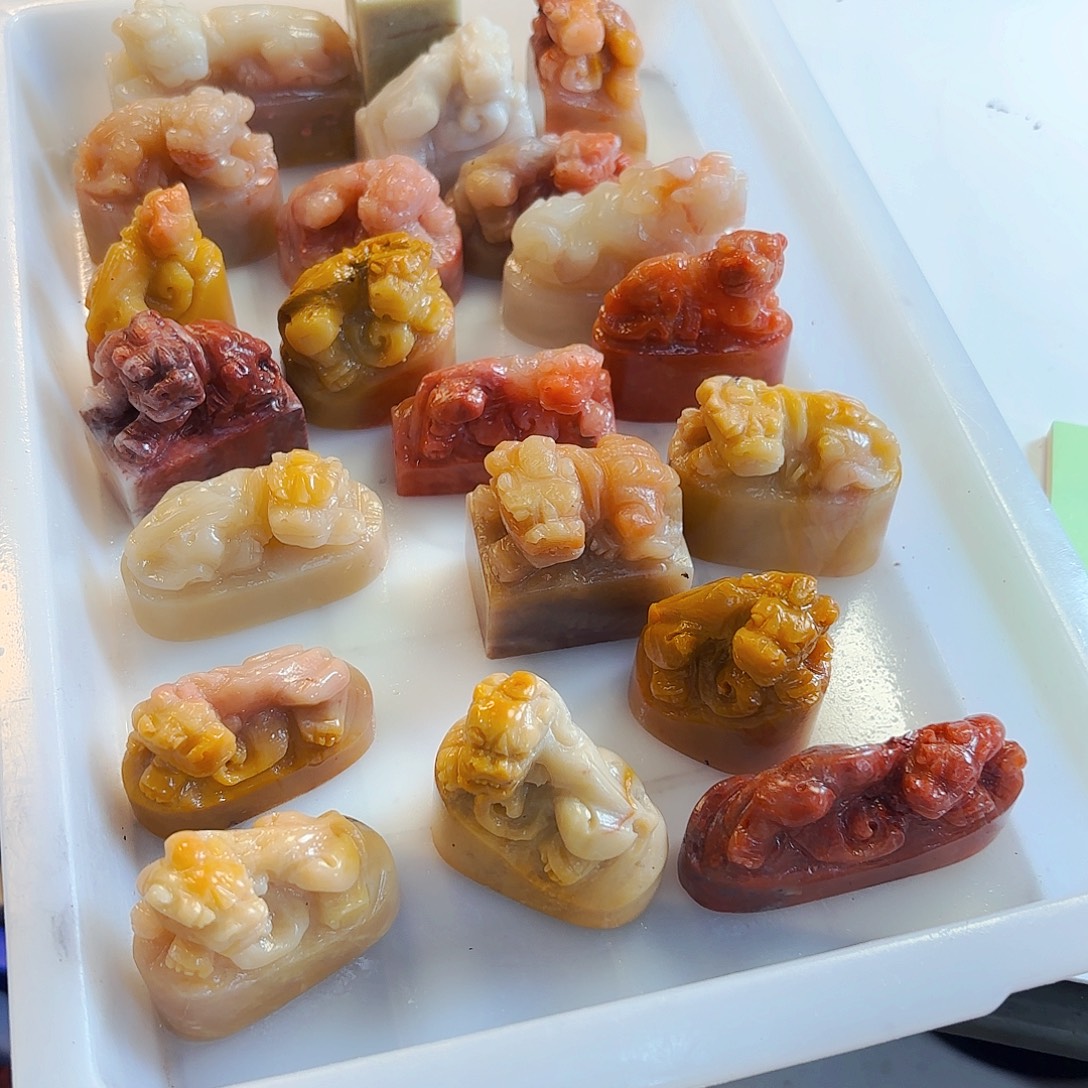 A***g印石青田石你要吃就