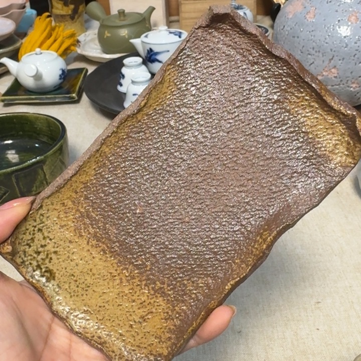 一个长条盘带一根