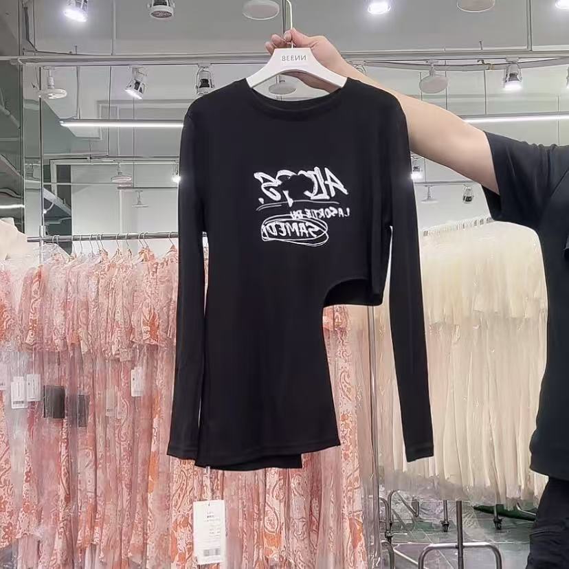 【YZ•衣系列】NN338-时尚女装设计感针织小衫休闲重工百搭气质显瘦