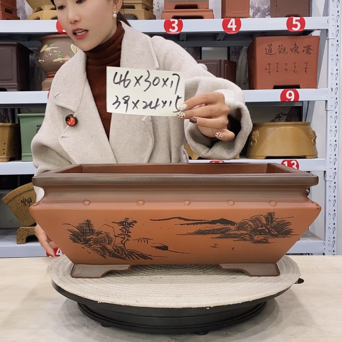 紫砂花盆紫砂花盆