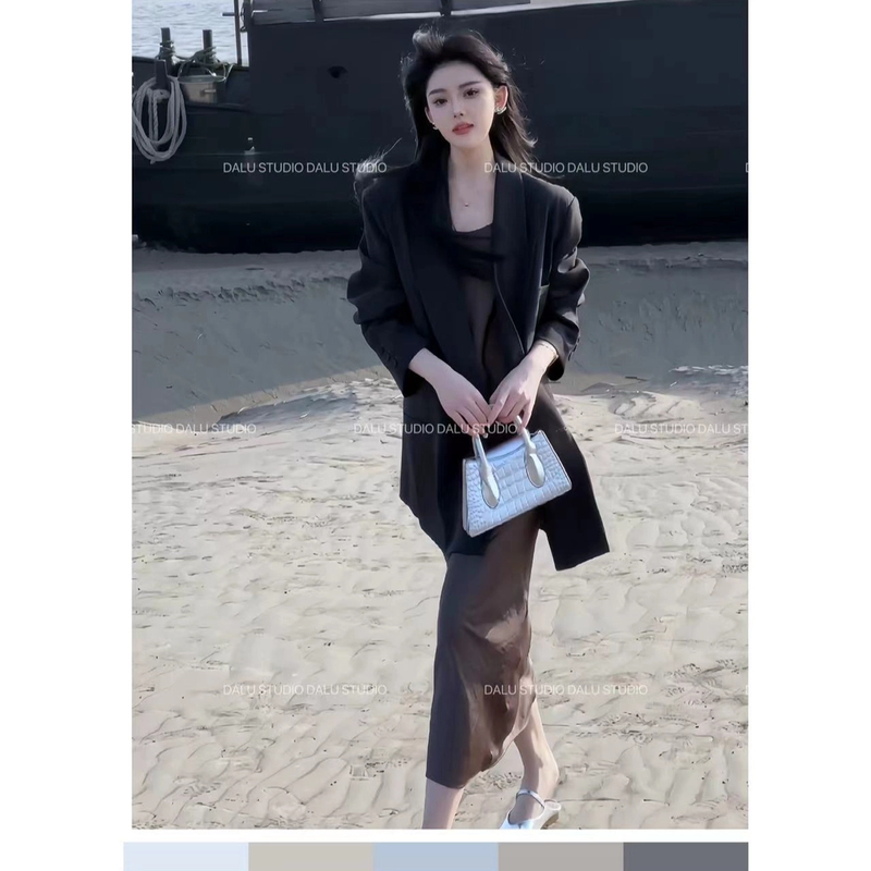 【Luis璐】【云淡风轻】春款气质轻奢显瘦时尚百搭宽松西装4CWJJ3131