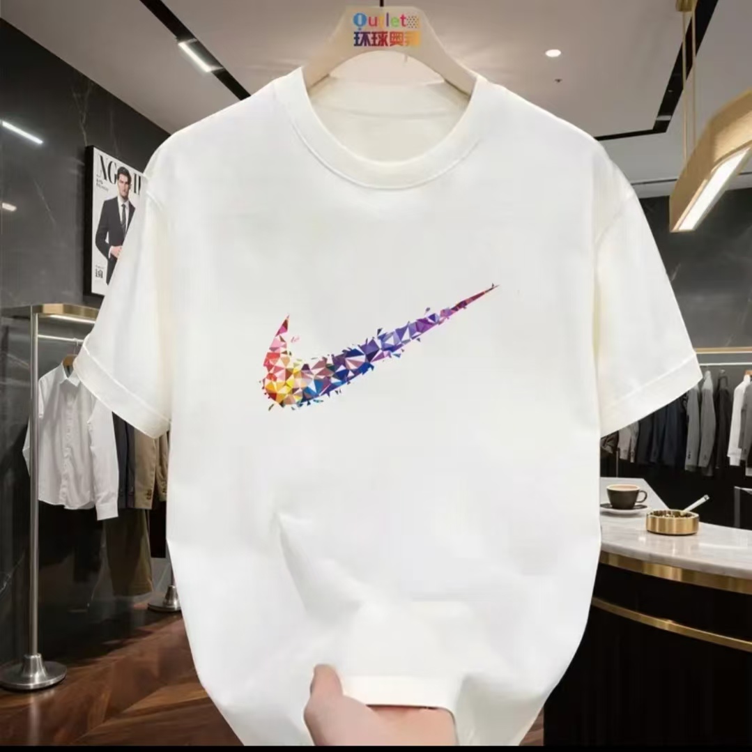 短袖通用男士T恤男士t恤休闲百搭春夏潮流夏季简约宽松韩版