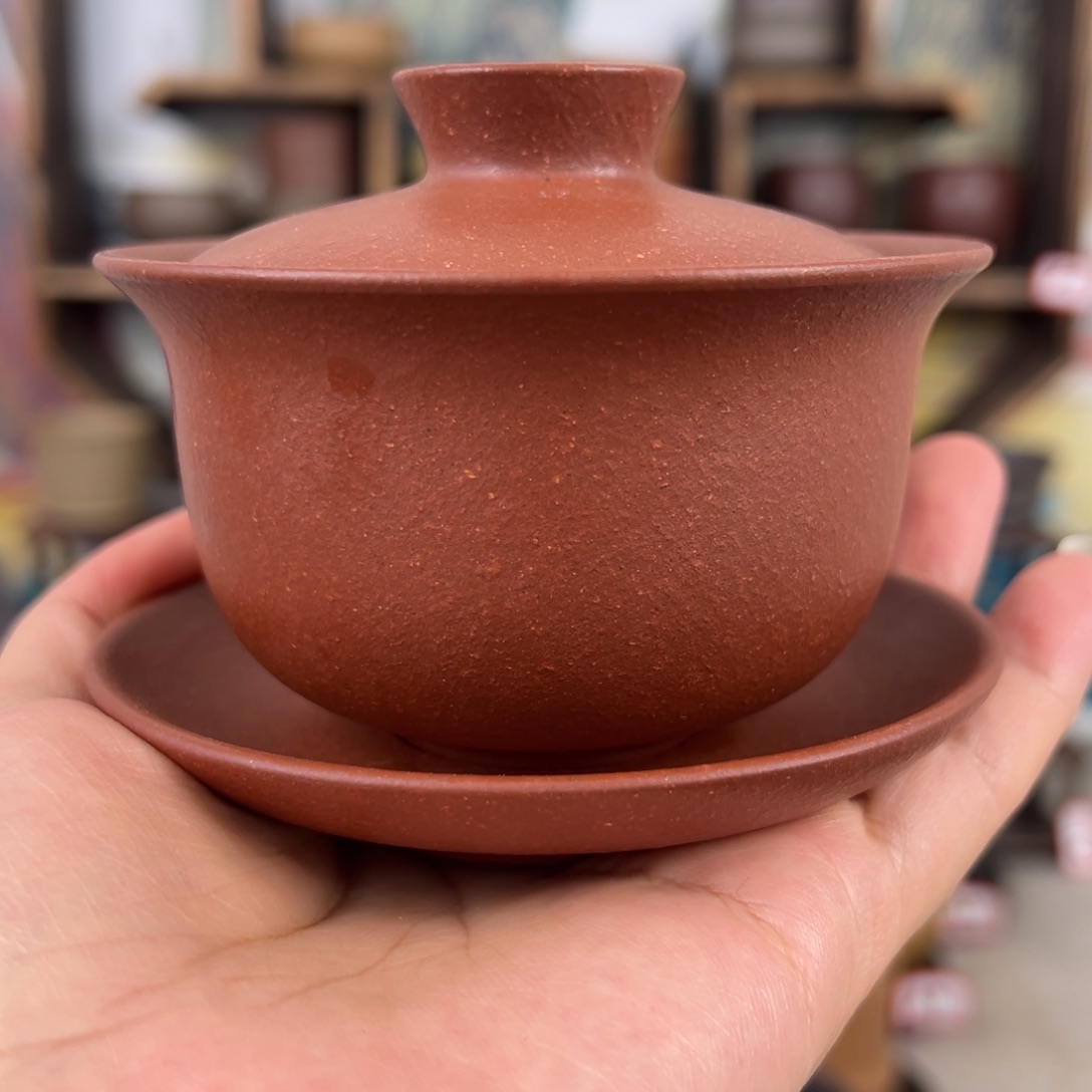 紫砂茶杯拙器甄选，纯原本矿。