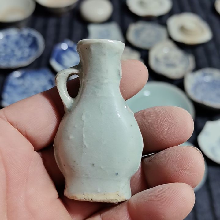 瓷片青花影青杯垫标夲