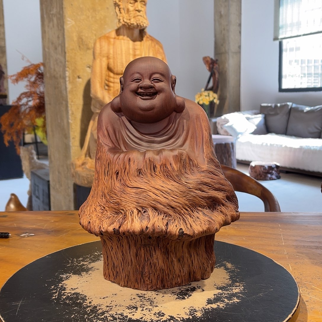 6***纤木纯手工实木摆件