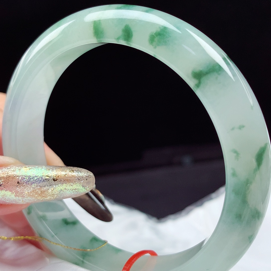 未镶嵌手镯翡翠58圈4847