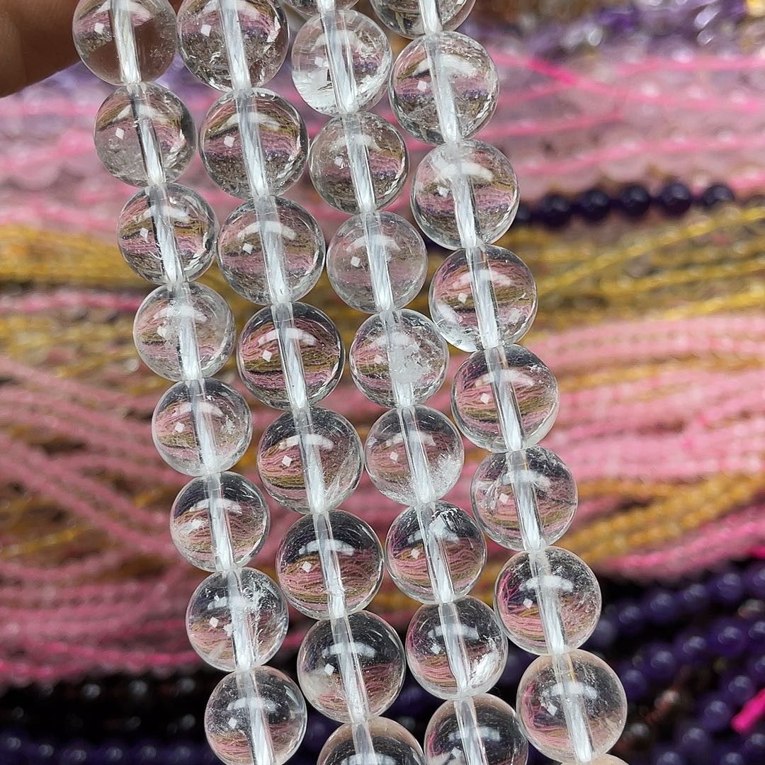 水晶珠宝半成品未镶嵌10mm