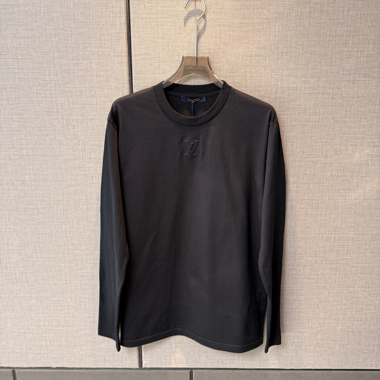 未使用 LouisVuitton/路易威登 26年黑浮雕长袖XXL码