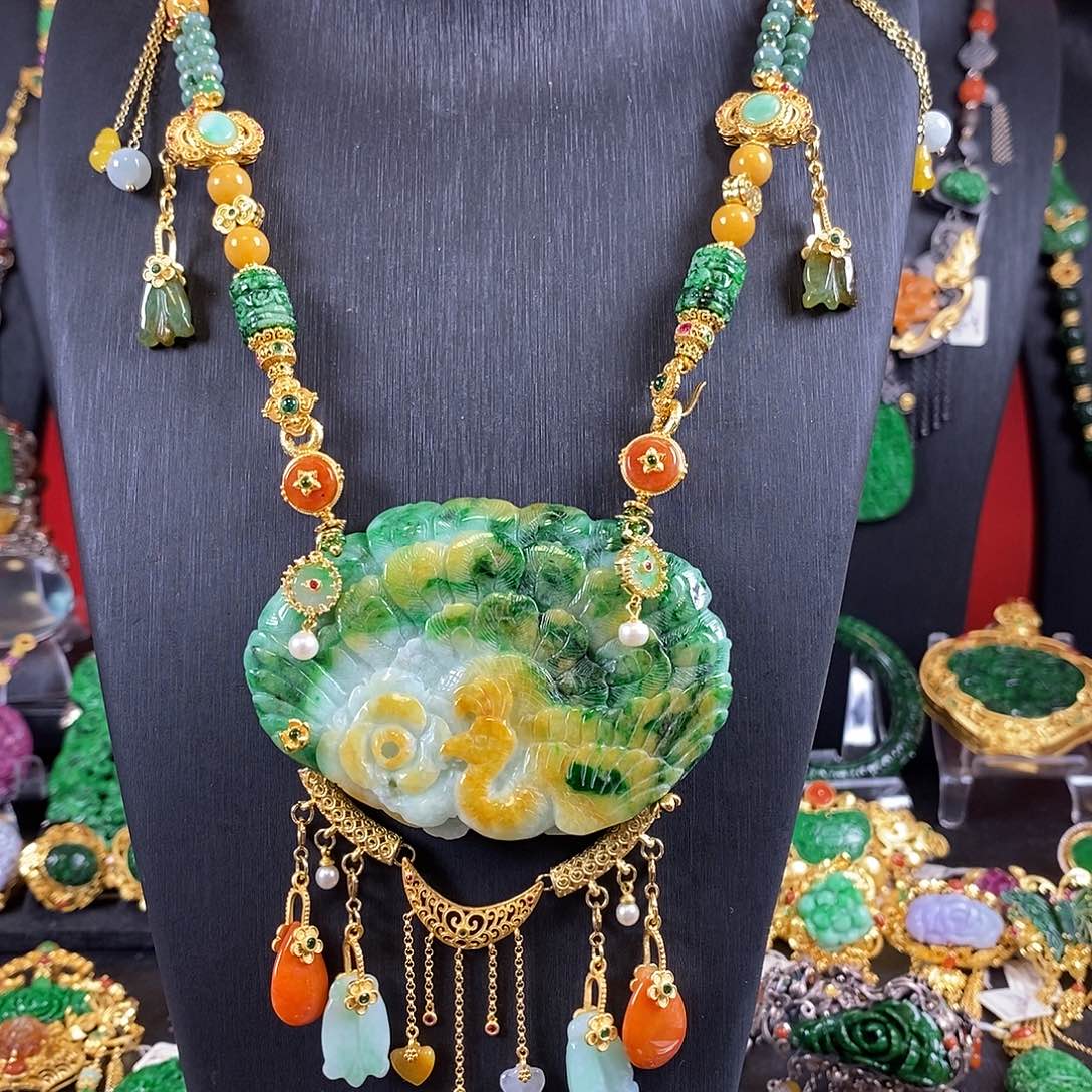 颈饰未镶嵌翡翠套链