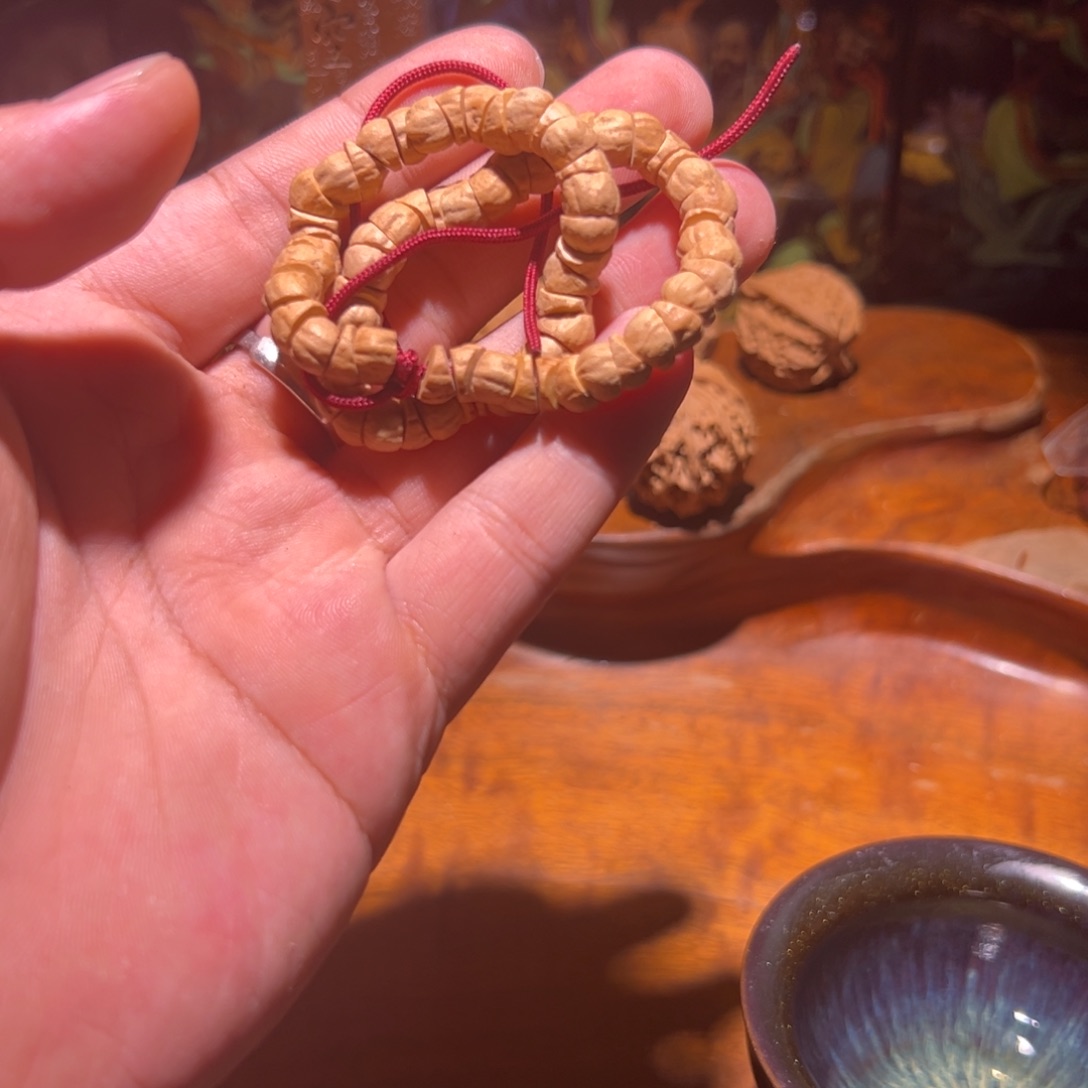 吊坠文玩核桃7➕精工柏香籽大肠，皮质骨质好