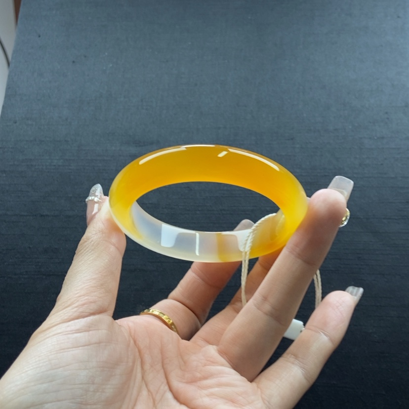 【闪购商品】玛瑙/玉髓手镯未镶嵌大***3