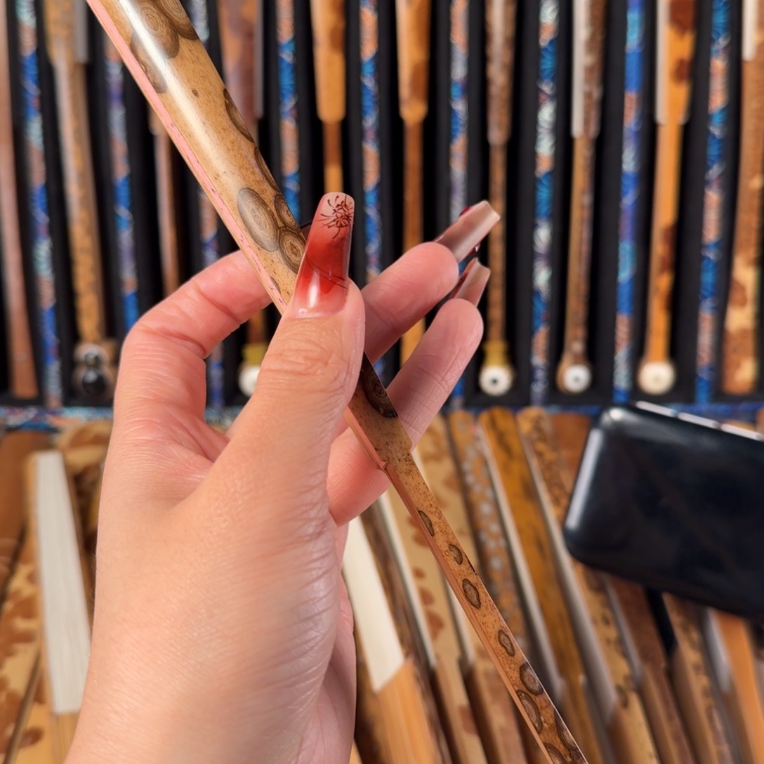 扇子苏*兵哥扇艺斑竹折扇