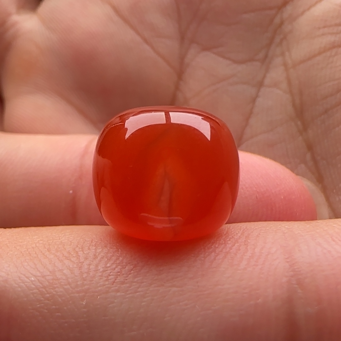 南红玛瑙未镶嵌老型12.1x10.7马牙