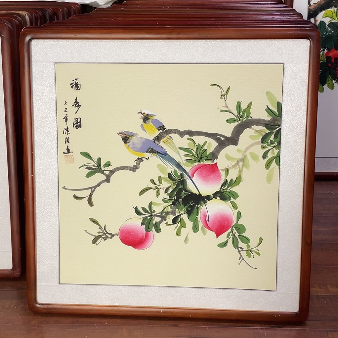 国画带框尺寸63*63厘米