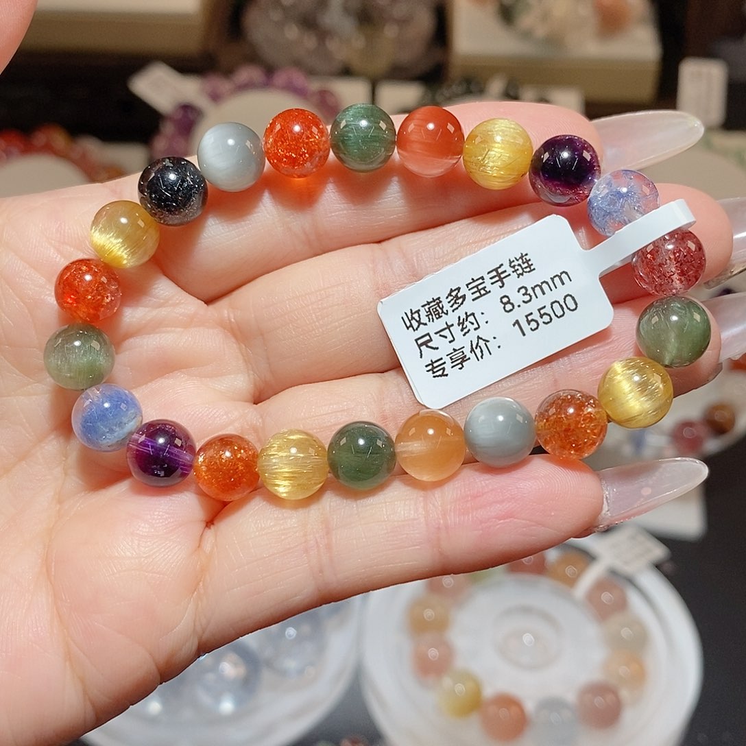 水晶手链未镶嵌多宝