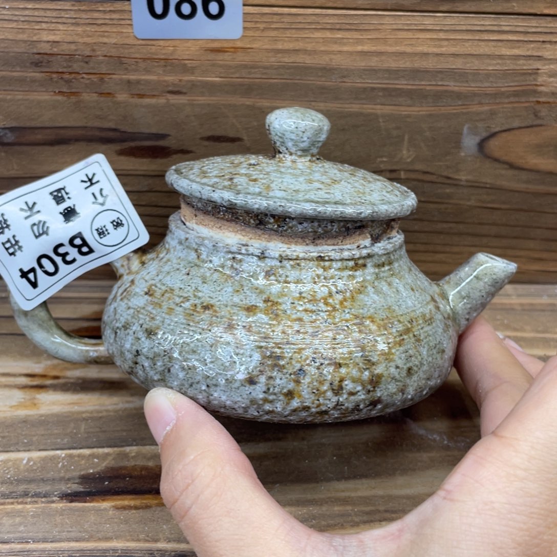 陶纯手工柴烧茶壶茶具瑕