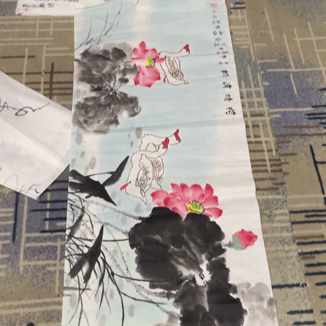 国画小四尺花鸟作品11111