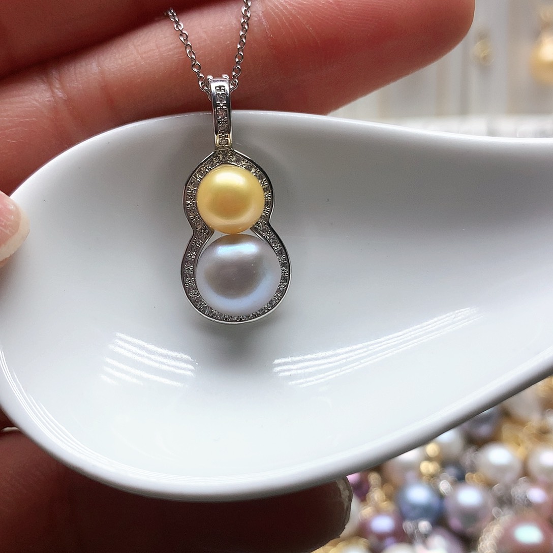 淡水珍珠颈饰合金