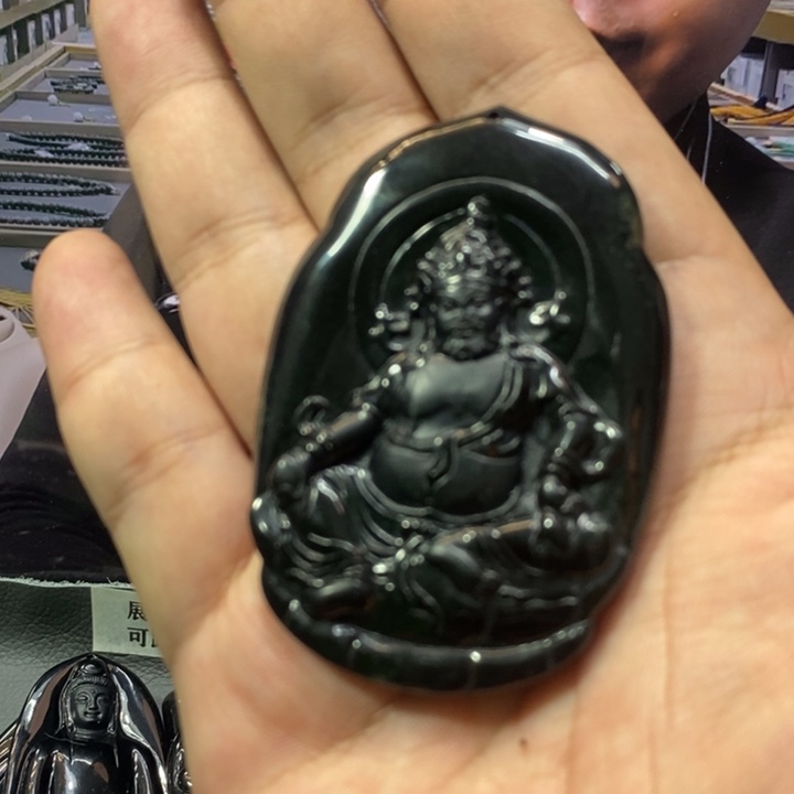 欢***瀛翡翠未镶嵌吊坠(不含链)3