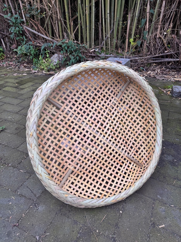 贵州竹制品竹编簸箕筛子大漏筛家用农家干货晾晒竹篮竹匾