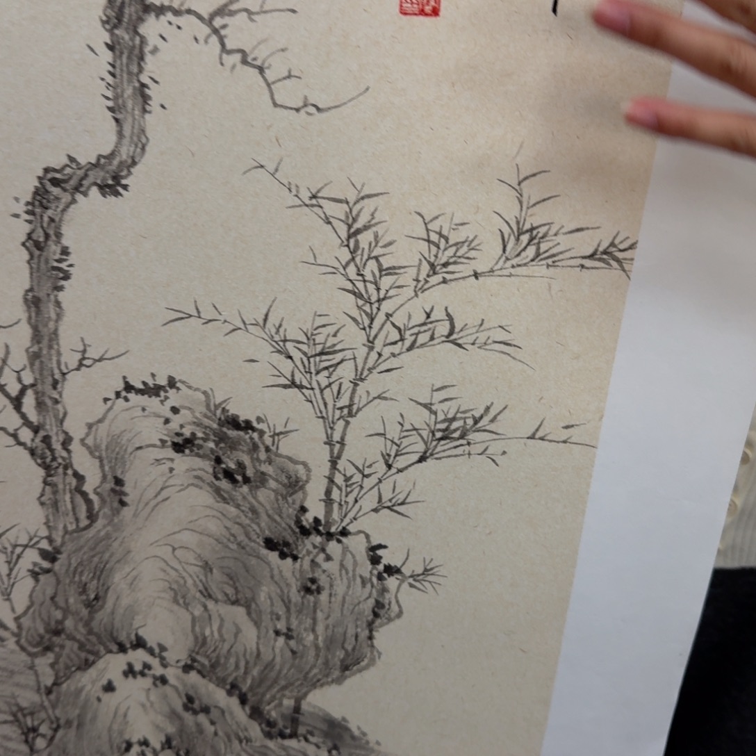 国画纯手绘山水花鸟作品