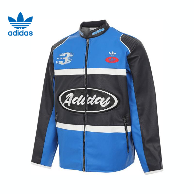 环adidas阿迪达斯三叶草男子运动休闲夹克外套JM8032