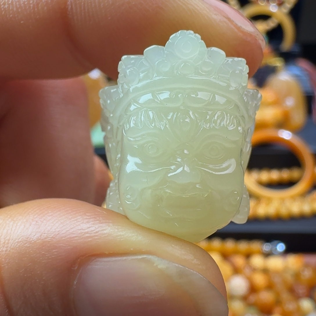 合金石英质玉（缅黄）车挂