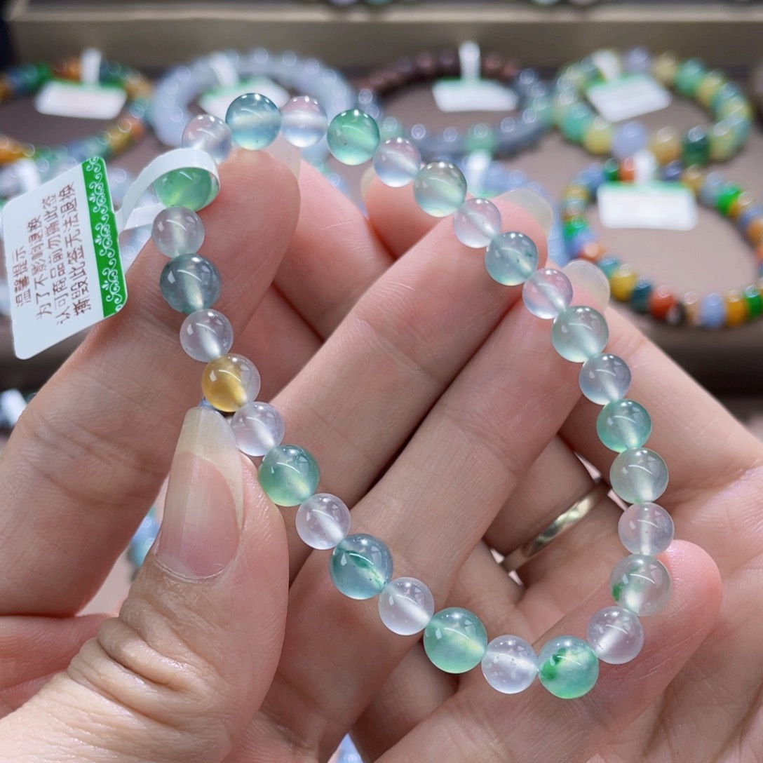 未镶嵌手链翡翠高冰