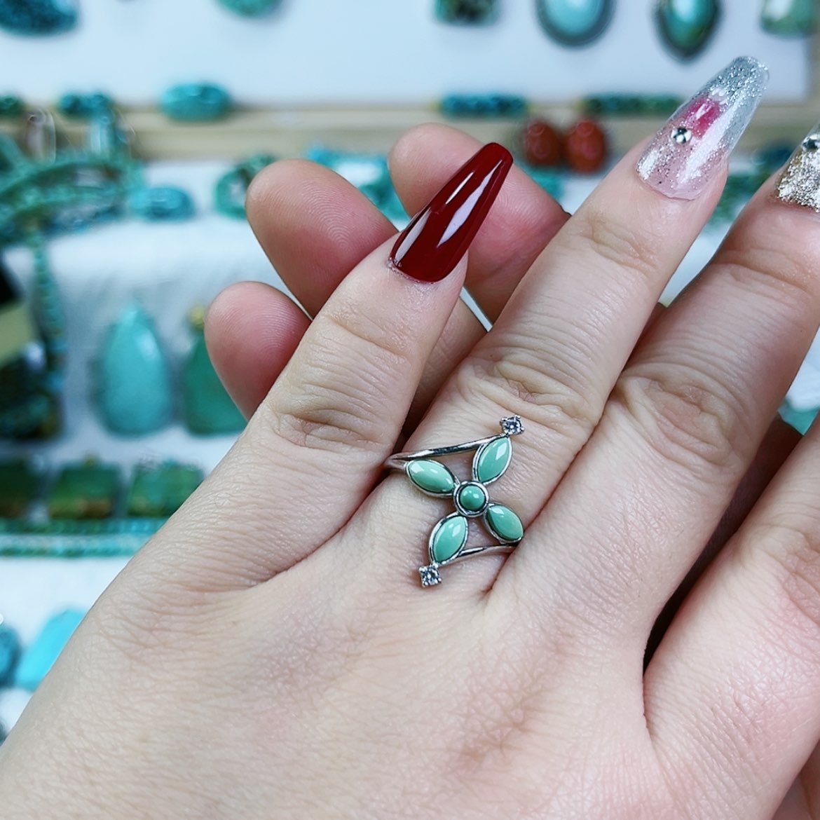 【闪购商品】绿松石珠宝奇石未镶嵌