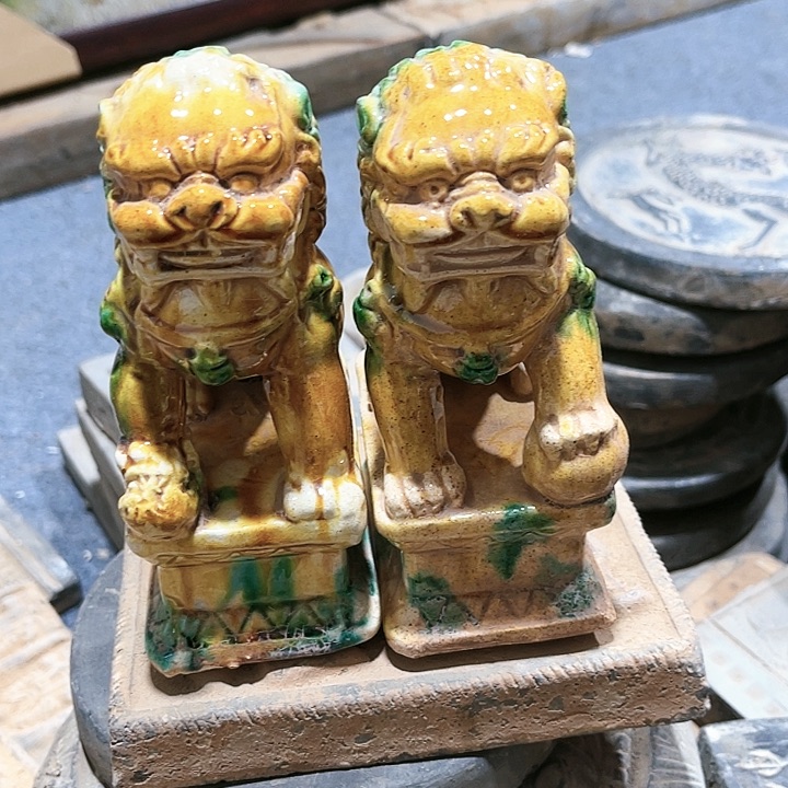瓦当摆件摆件茶桌茶台陶瓷