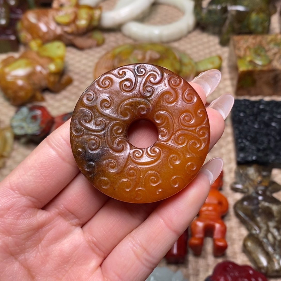 白玉菩提吊坠白玉菩提白玉菩提摆件