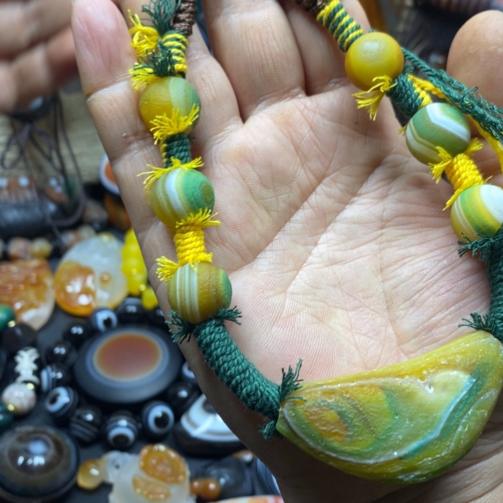 玛瑙/玉髓未镶嵌颈饰