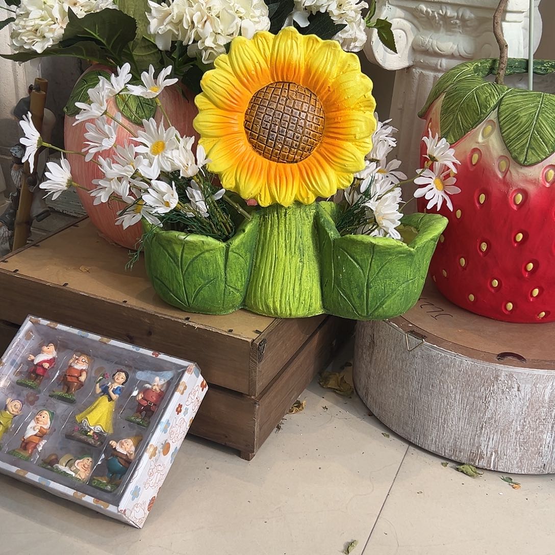 花园摆件红红火火