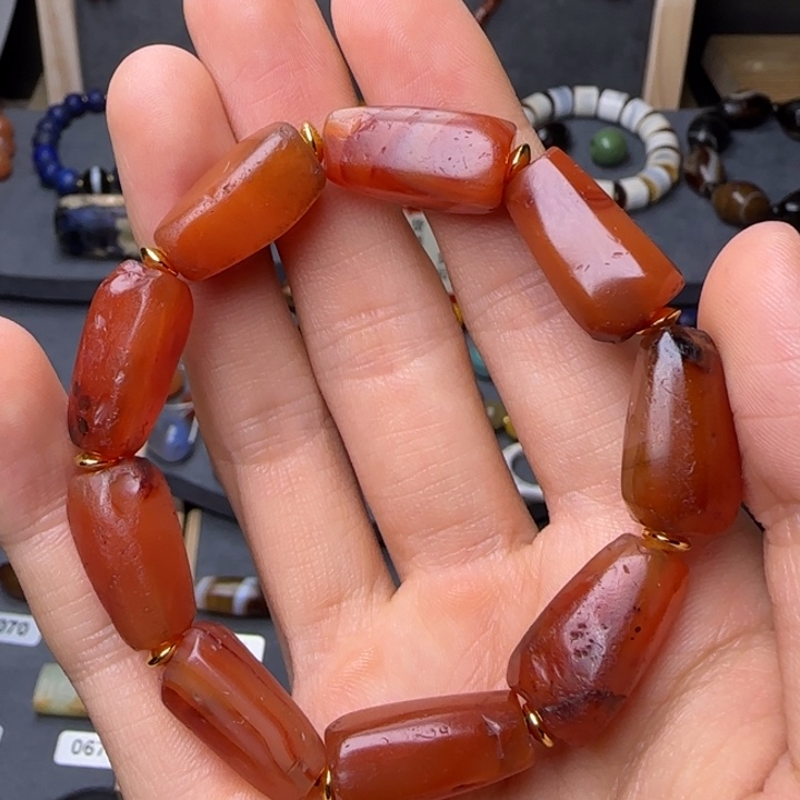 玛瑙/玉髓未镶嵌手链