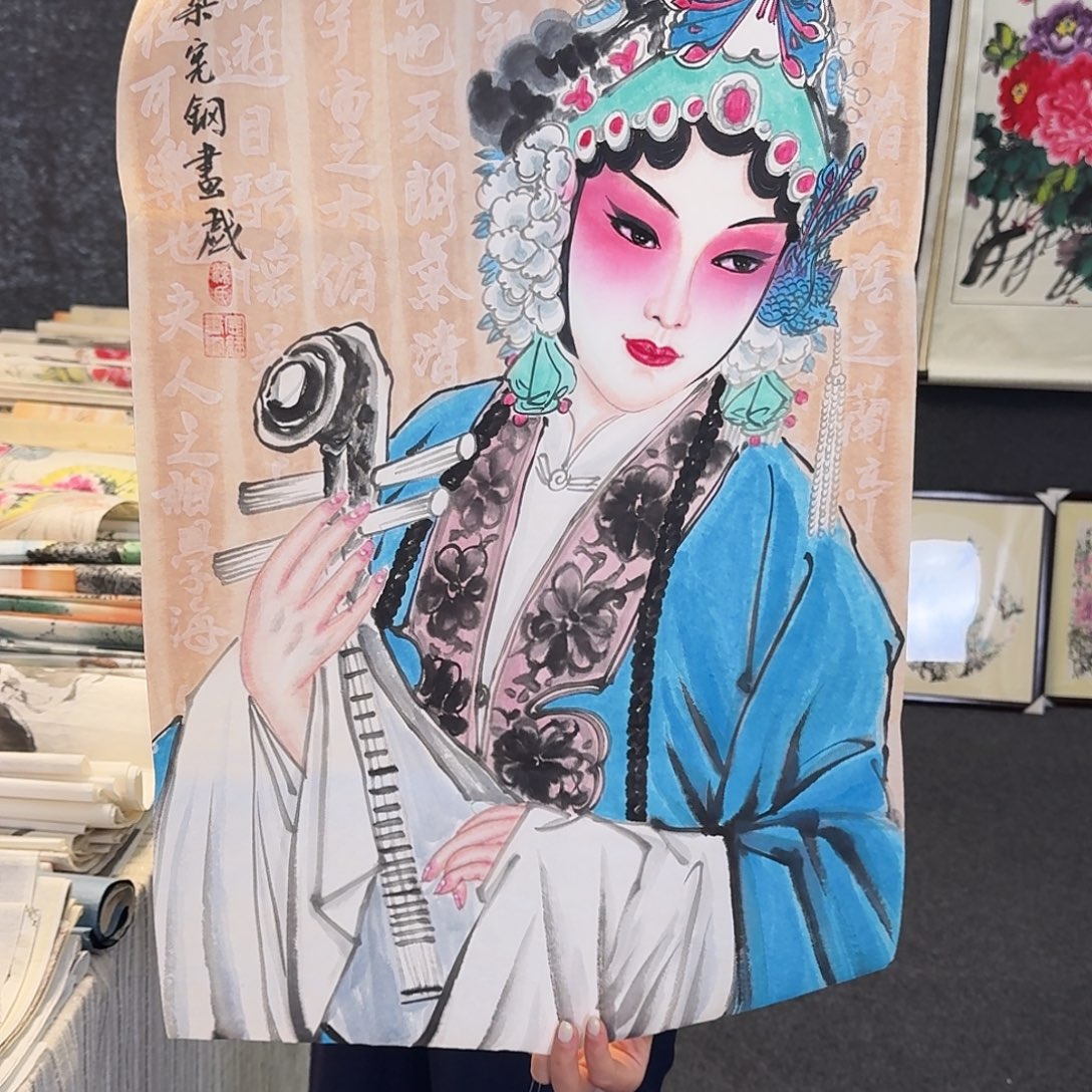 纯手绘国画作品作品