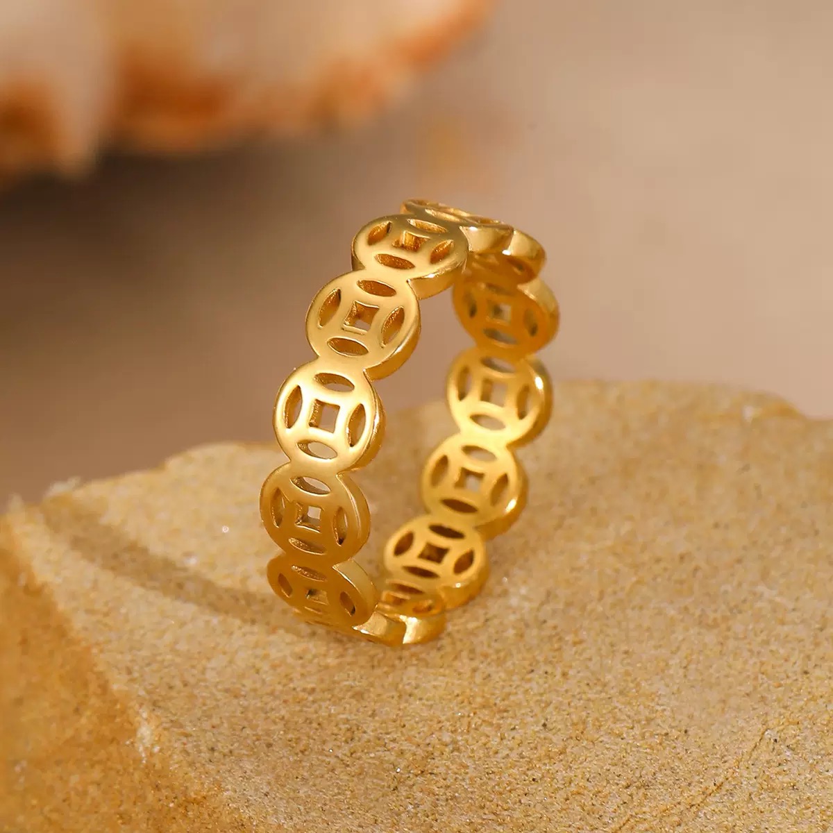 【粉丝专属】2025钱多多闭口素圈戒指男女同款小众