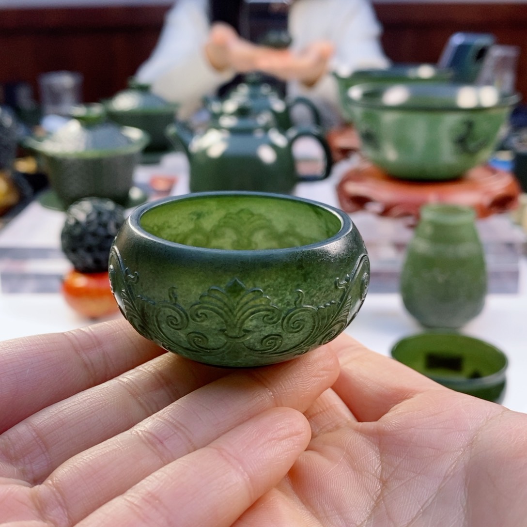 和田玉（青玉）挂件未镶嵌