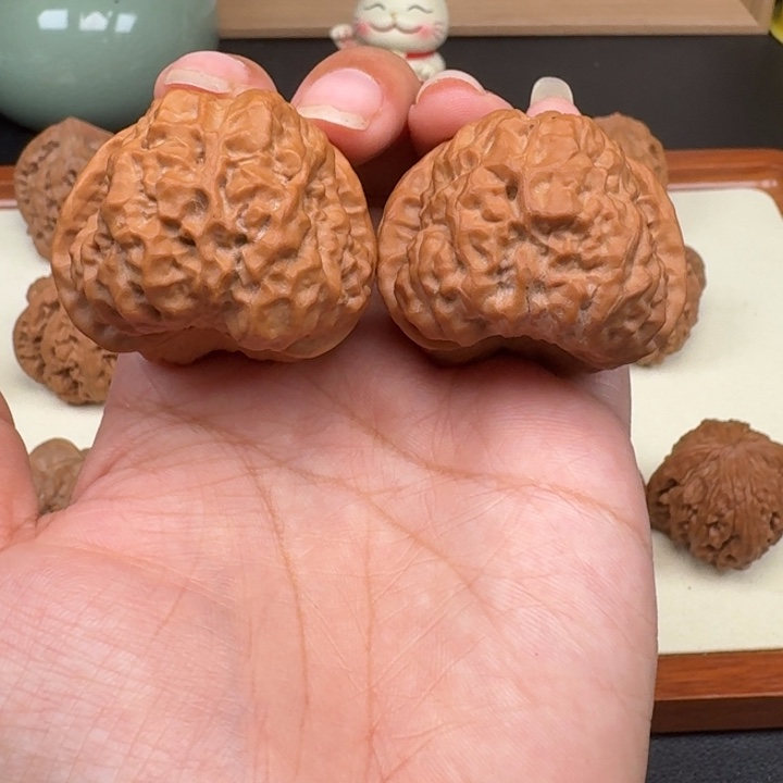 文玩核桃把件蛤蟆头41