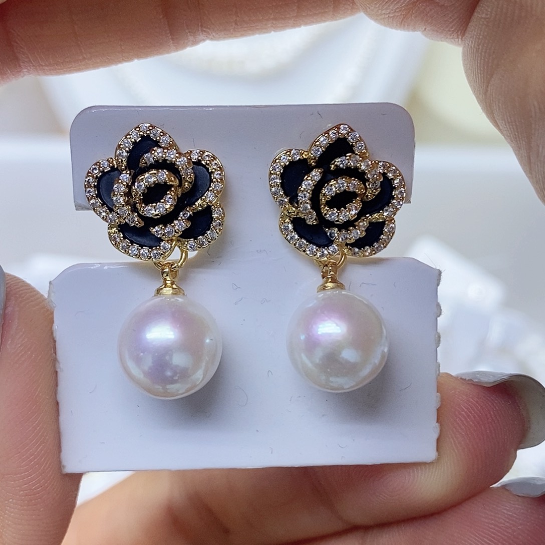 淡水珍珠耳钉未镶嵌