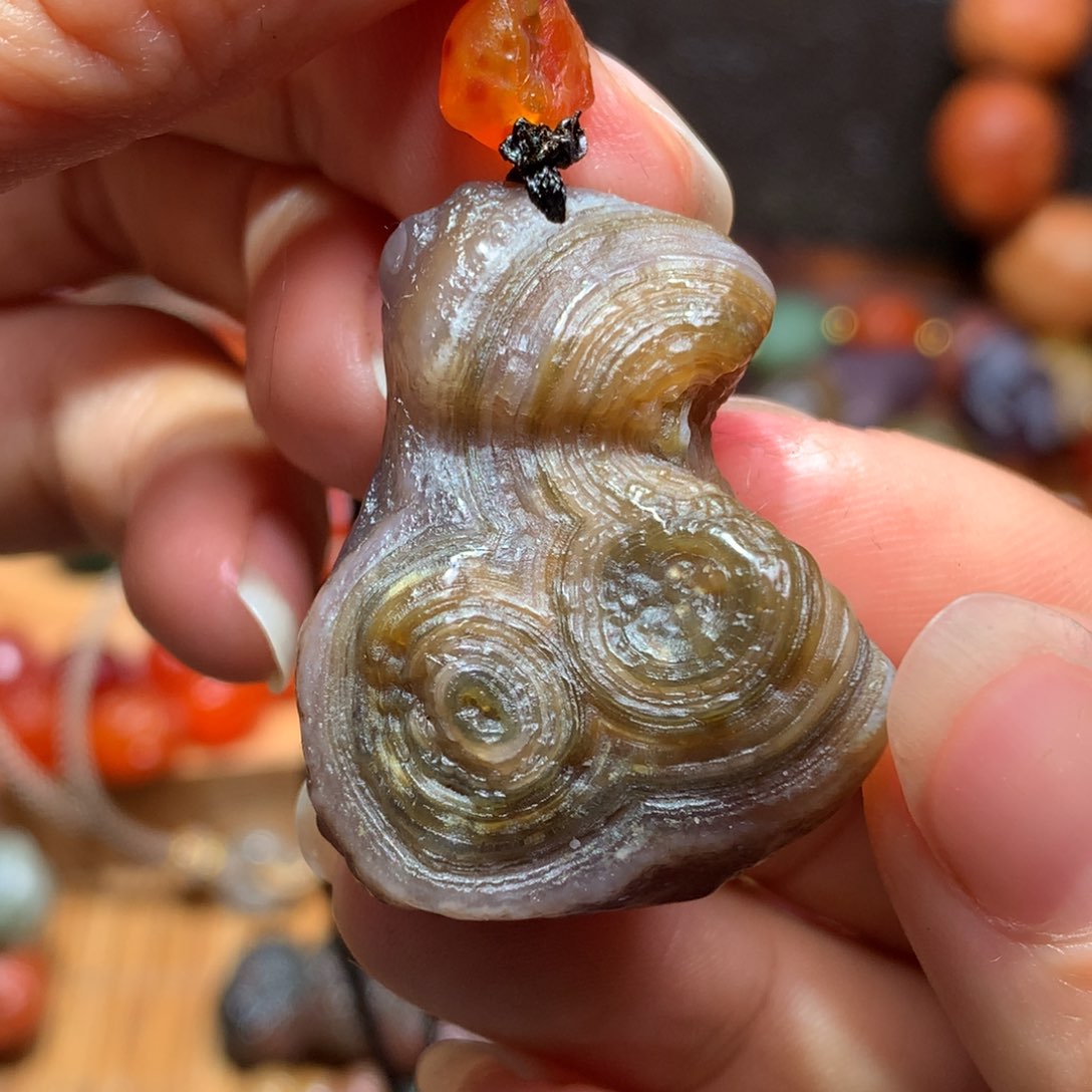 未镶嵌玛瑙/玉髓珠宝半成品