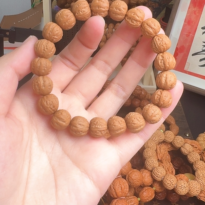 文玩核桃手串肉筋八楞