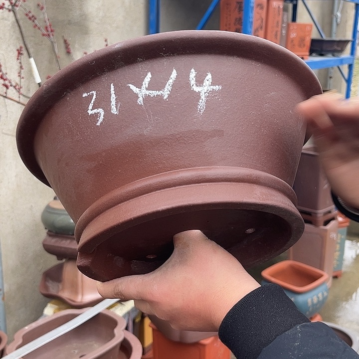 紫砂花盆紫砂等传统