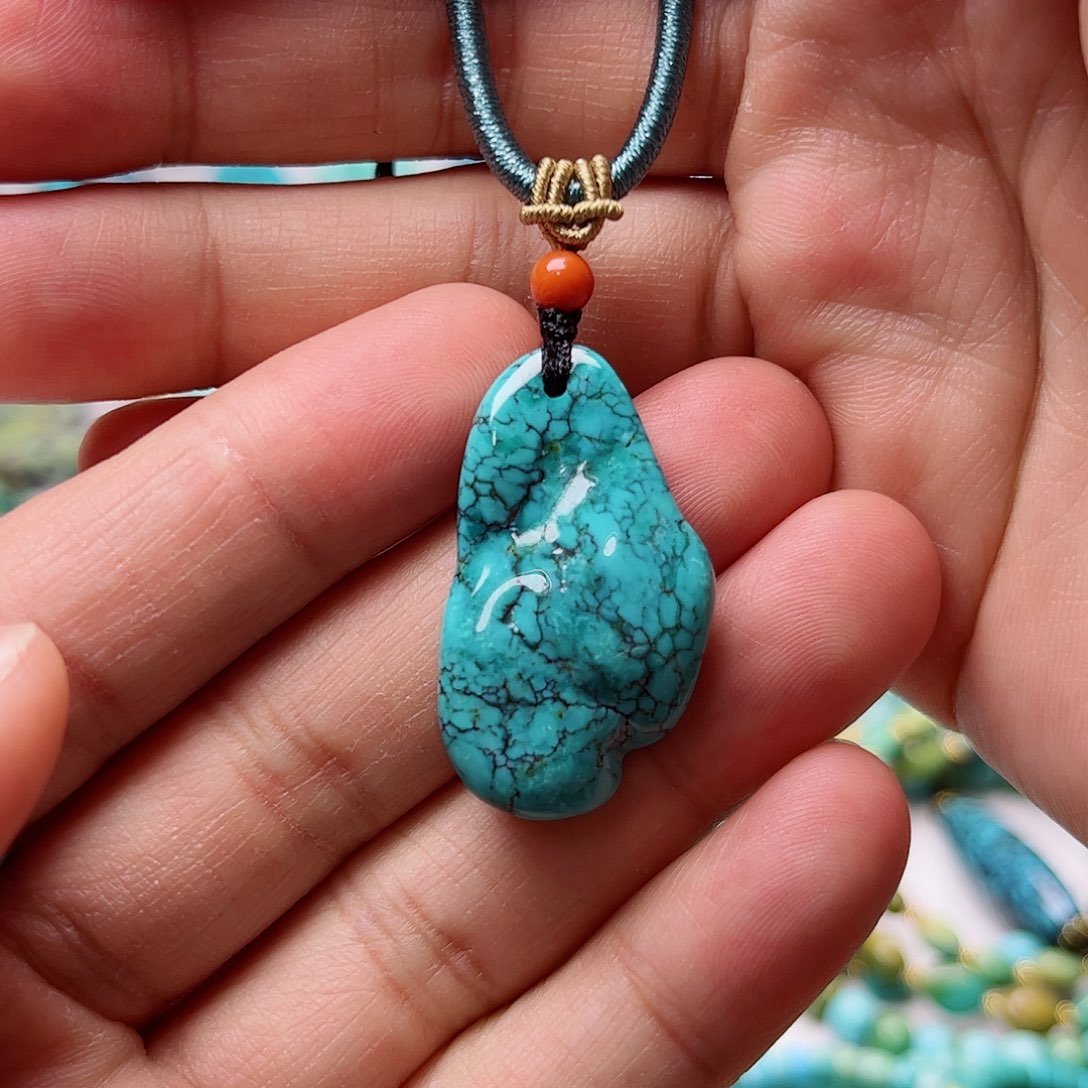 绿松石珠宝奇石未镶嵌