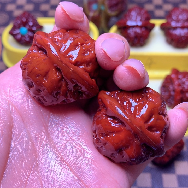 文玩核桃把件宫灯38