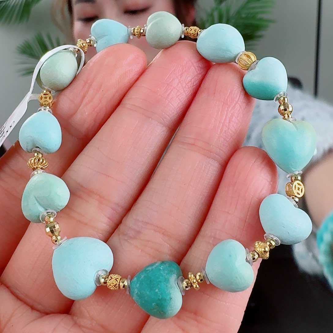 绿松石珠宝奇石未镶嵌