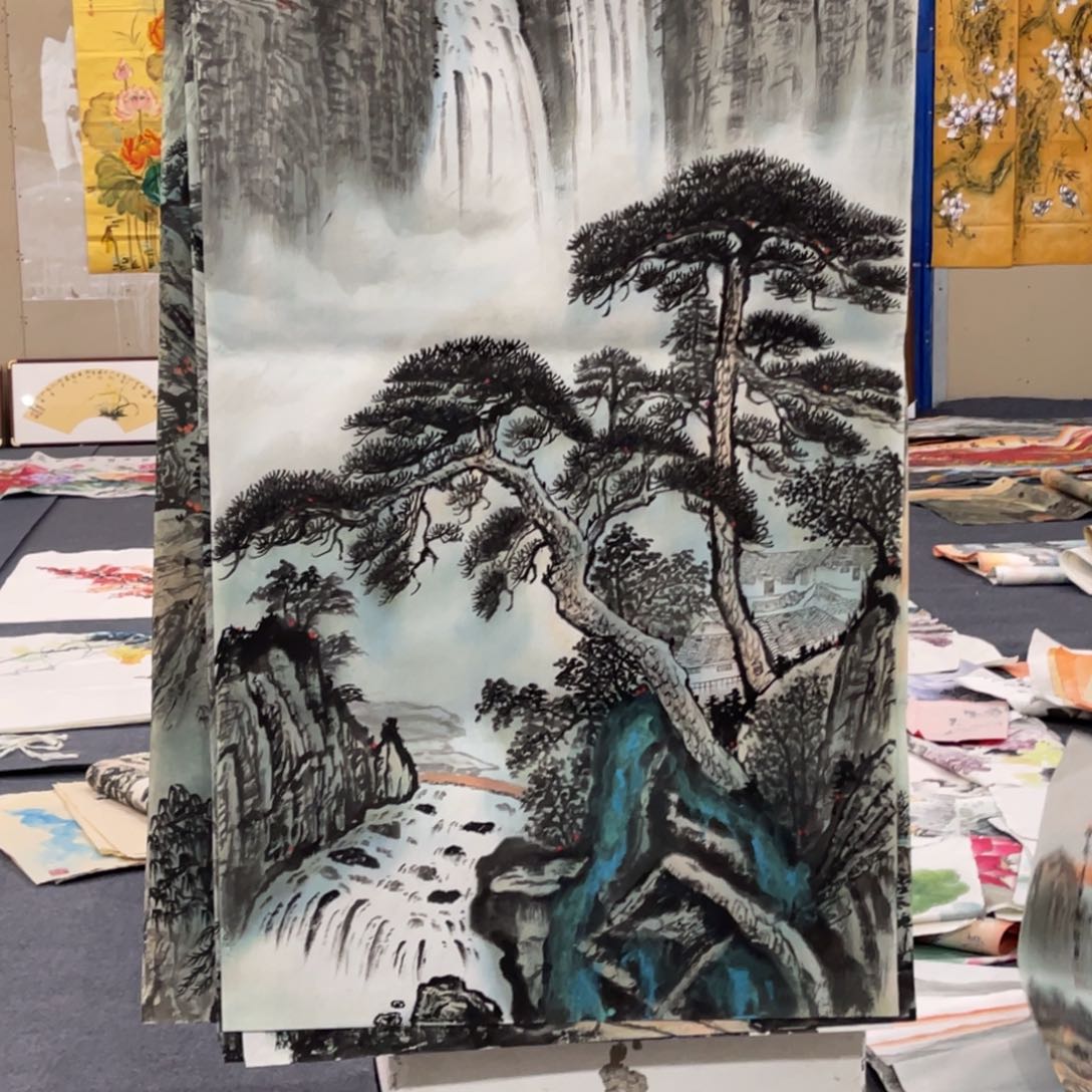 国画处理作品看好再拍哦