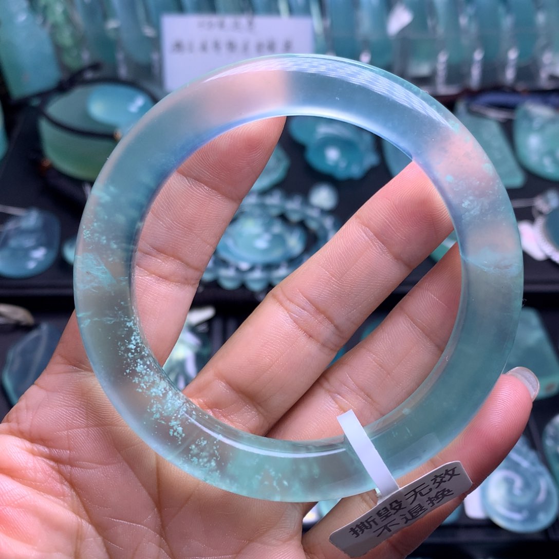 未镶嵌蛇纹石玉手镯58