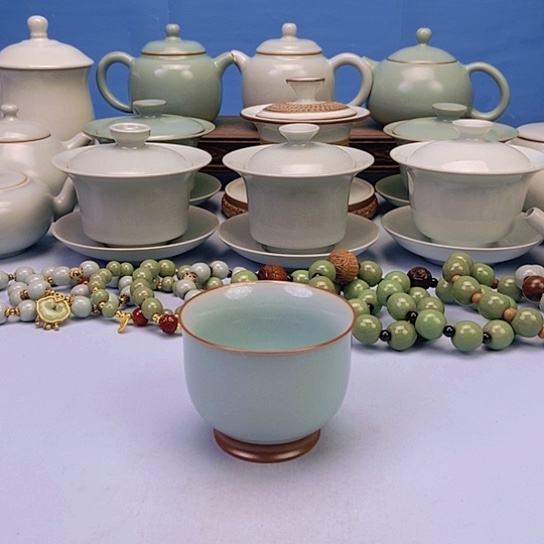 杯天青玉兰杯原矿原釉原产地