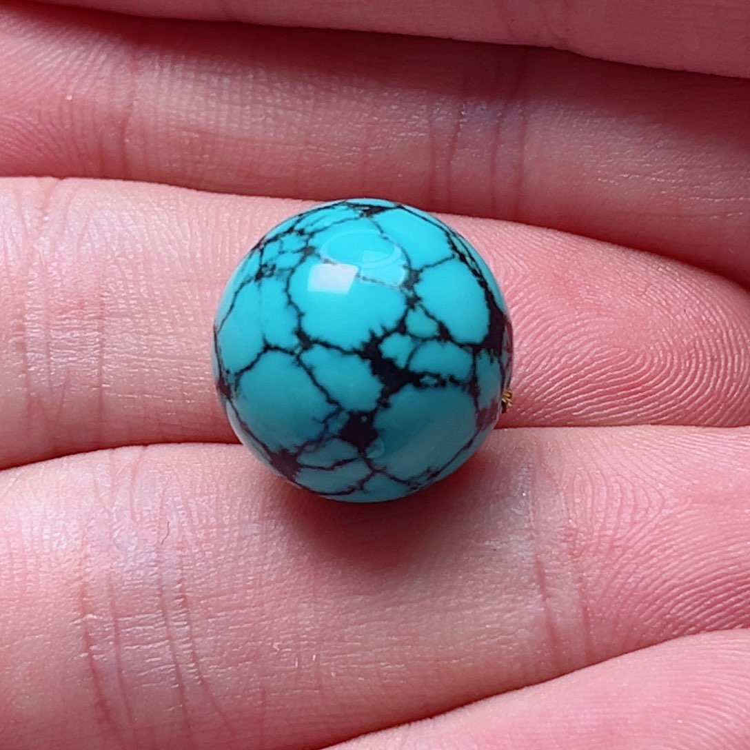 绿松石15.7圆珠未镶嵌