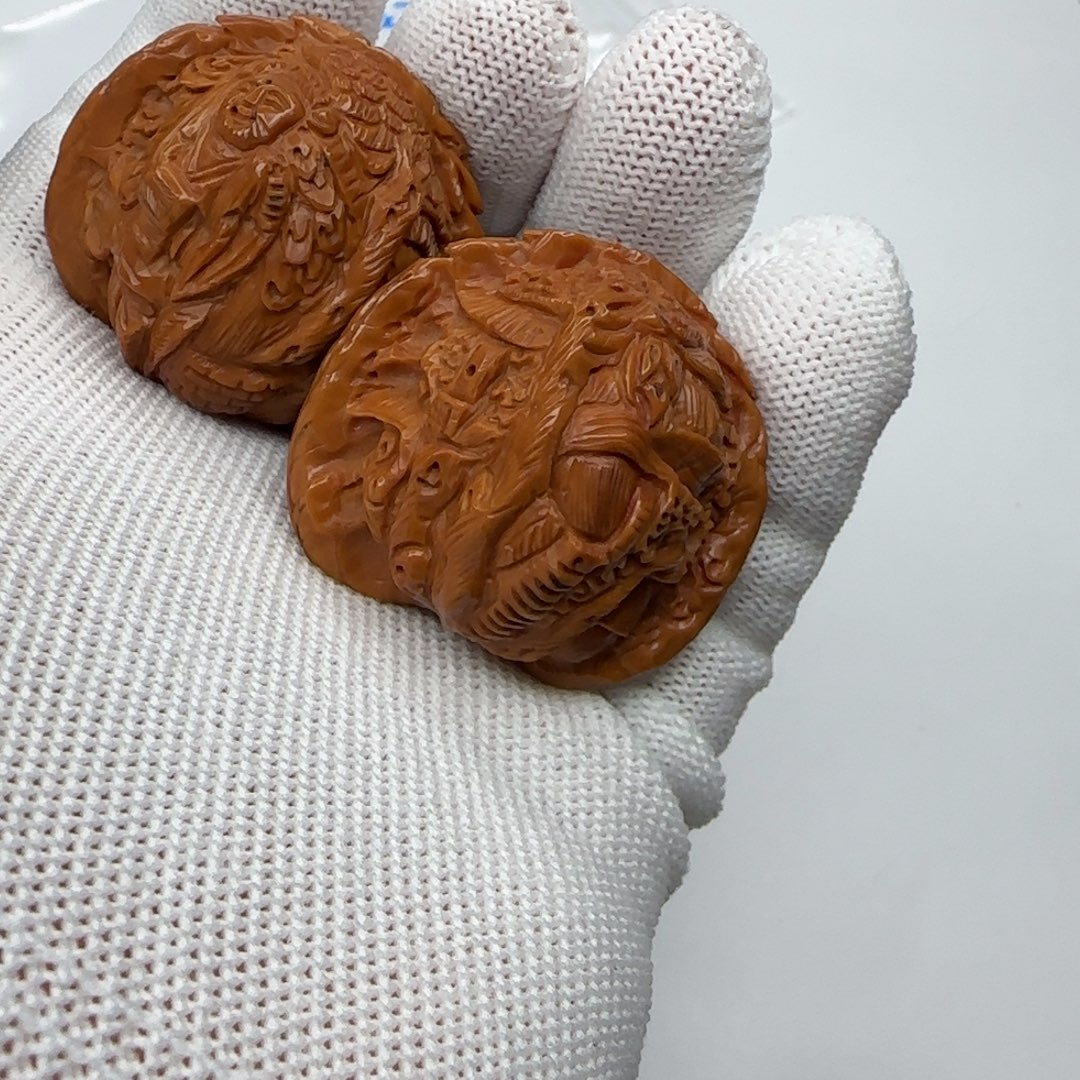 猴头核桃把件核桃